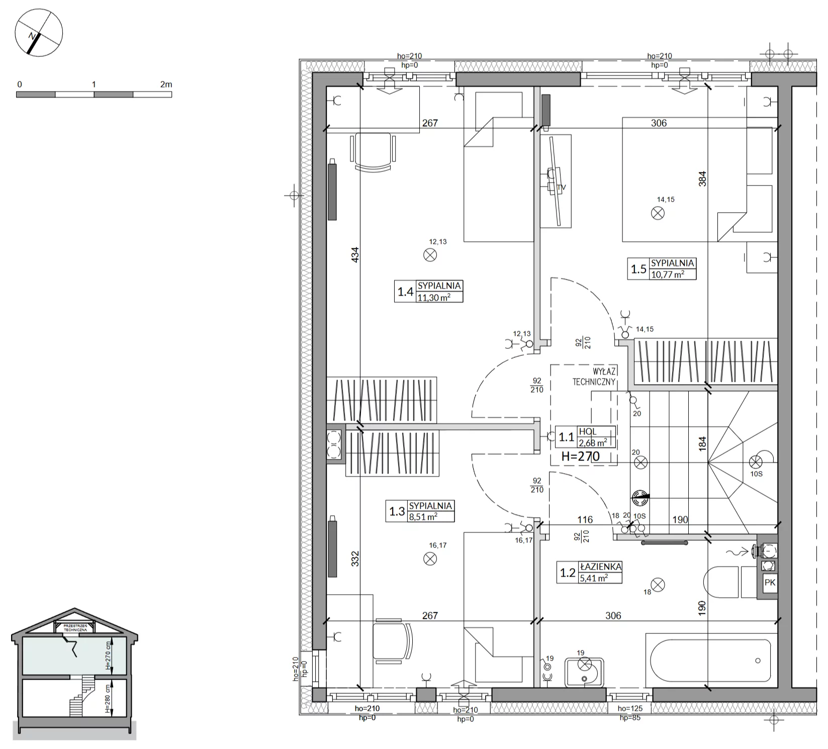 Dom 85,90 m², oferta nr 29A, Zielono Mi 2, Podolszyn, ul. Zielona