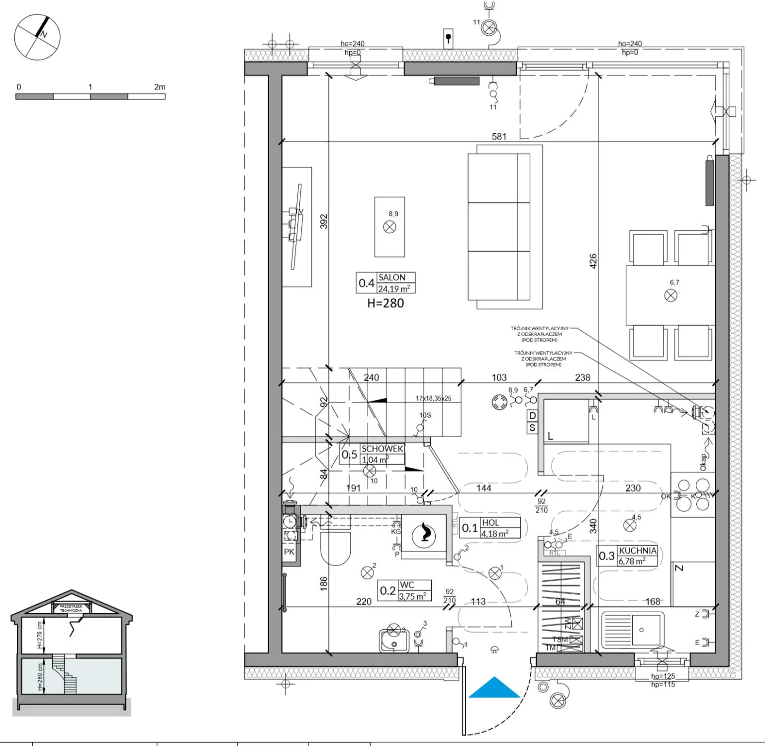 Dom 85,90 m², oferta nr 32B, Zielono Mi 2, Podolszyn, ul. Zielona