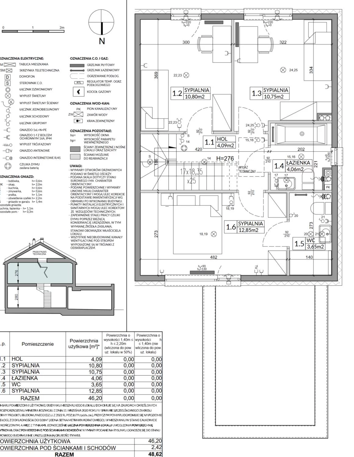 5 pokoi, mieszkanie 117,64 m², parter, oferta nr 18B, Arkady Walendów, Walendów, ul. Brzozowa