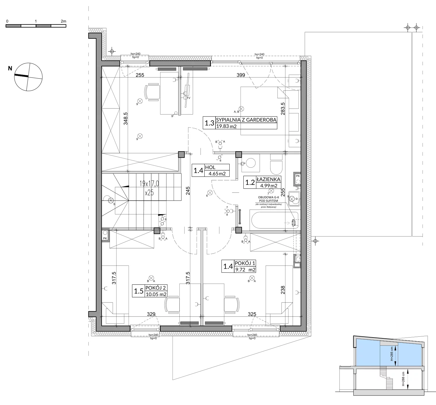 Dom 109,00 m², oferta nr 5B, Miasto Ogród 5, Ożarów Mazowiecki, ul. Dmowskiego