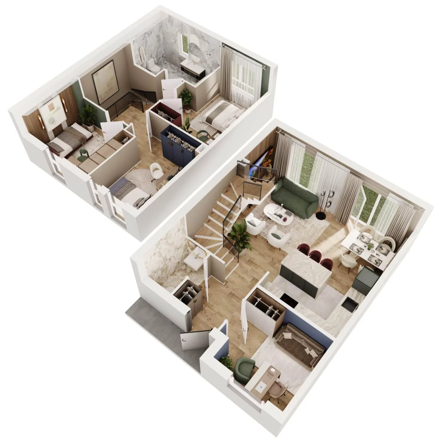 Dom 93,97 m², oferta nr 7A, Nova Magdalenka 7, Słomin, ul. Janczewicka