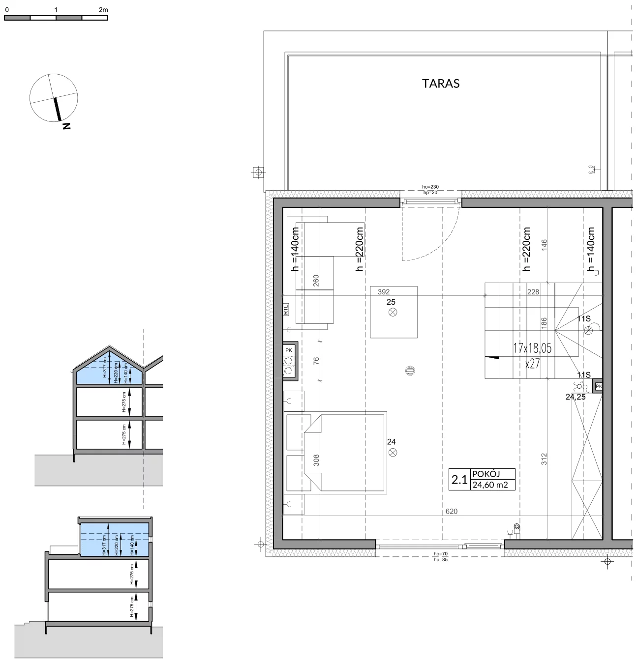 Dom 141,74 m², oferta nr 5A, Wille przy Lesie, Jazgarzewszczyzna, ul. Krzywa