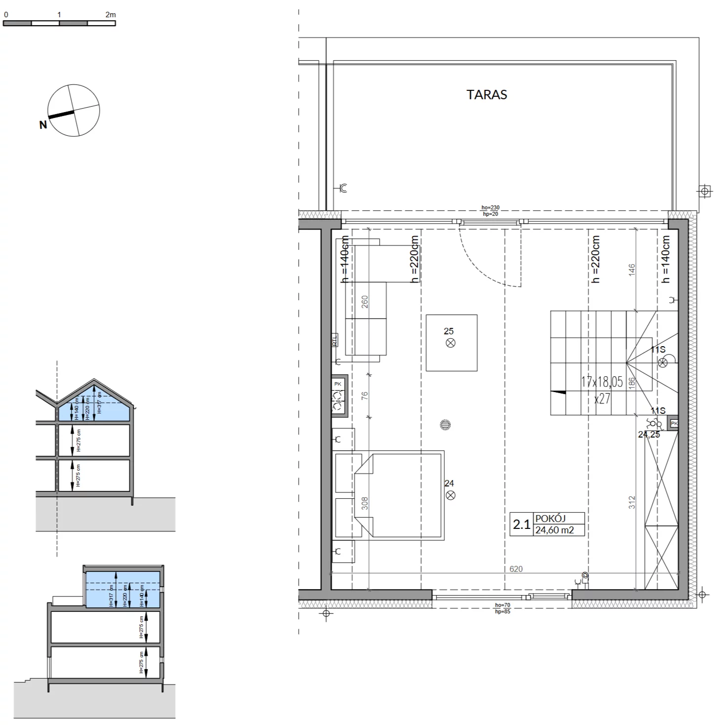 Dom 141,74 m², oferta nr 7B, Wille przy Lesie, Jazgarzewszczyzna, ul. Krzywa