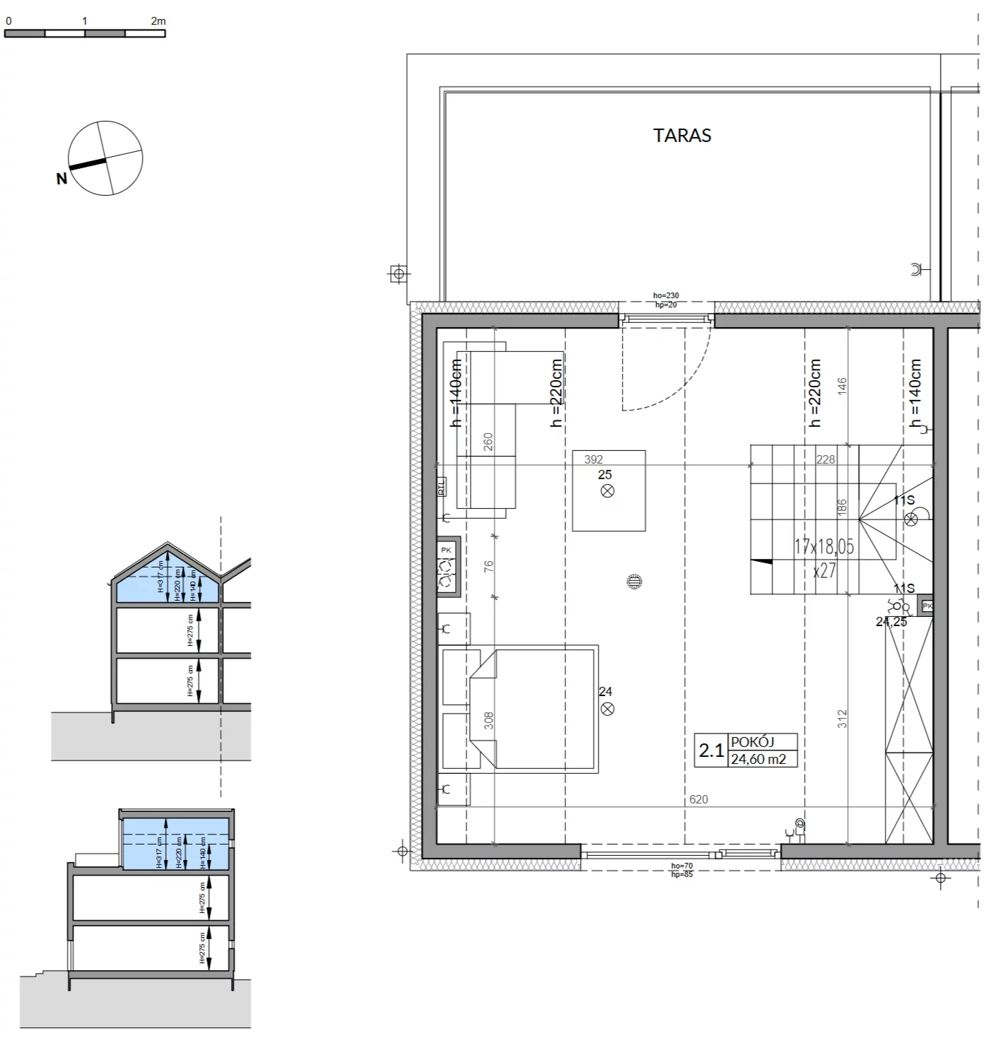 Dom 141,74 m², oferta nr 8A, Wille przy Lesie, Jazgarzewszczyzna, ul. Krzywa