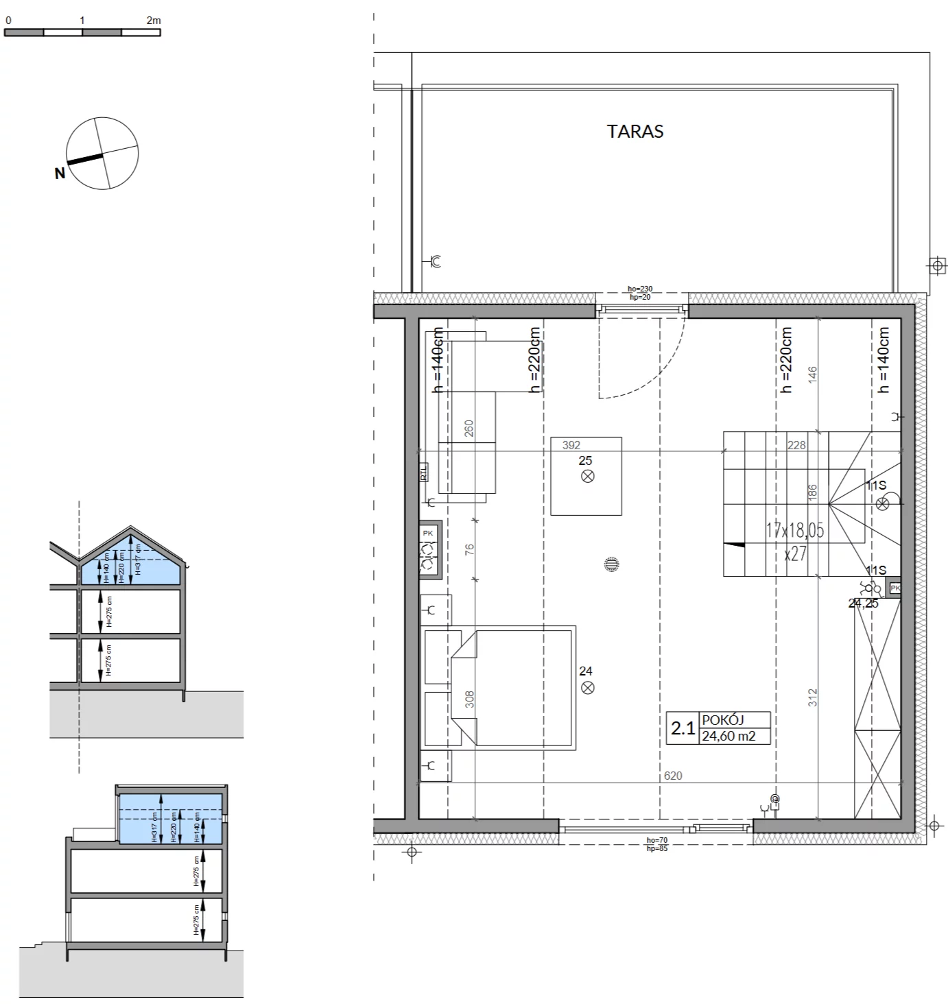 Dom 141,74 m², oferta nr 8B, Wille przy Lesie, Jazgarzewszczyzna, ul. Krzywa