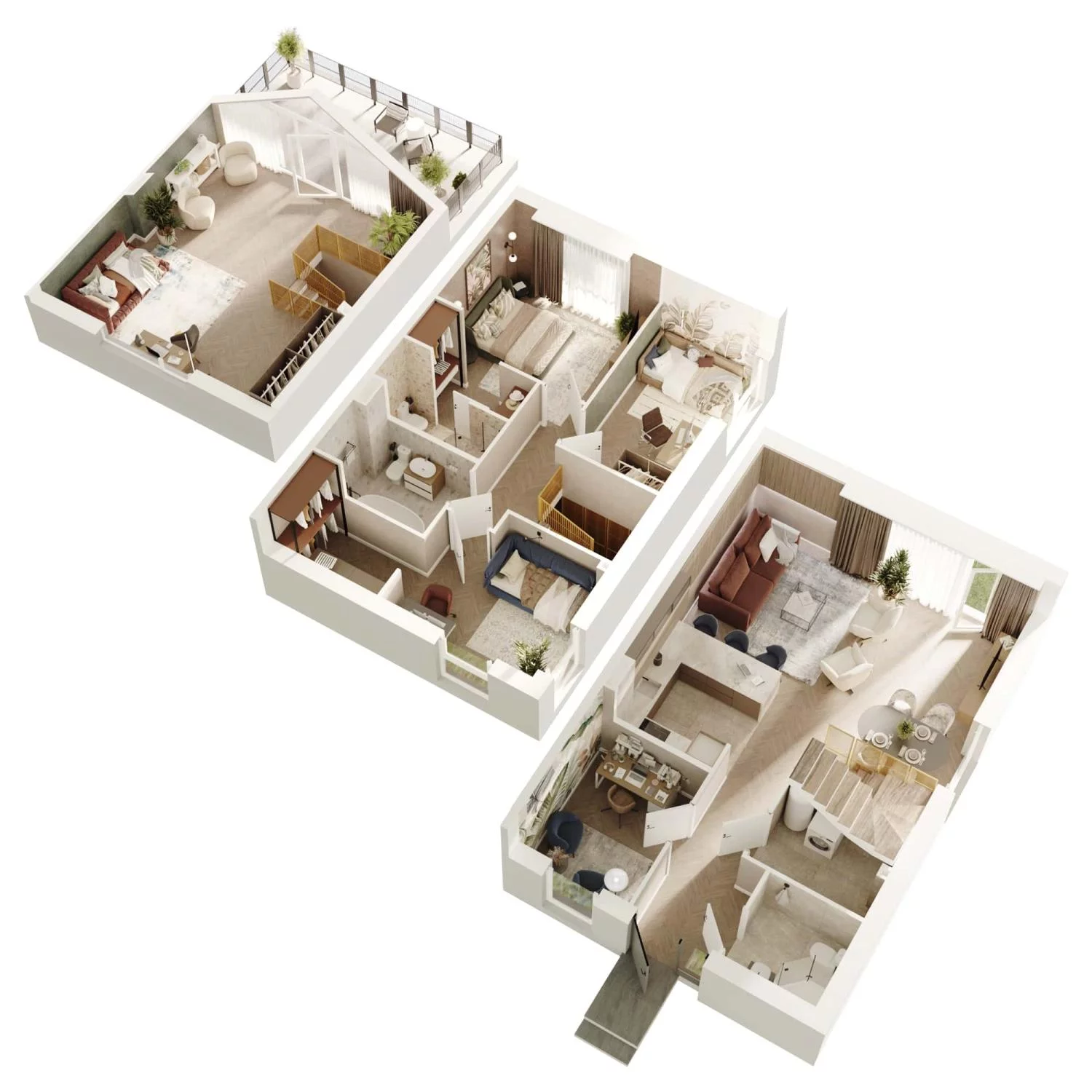 Dom 141,74 m², oferta nr 8B, Wille przy Lesie, Jazgarzewszczyzna, ul. Krzywa