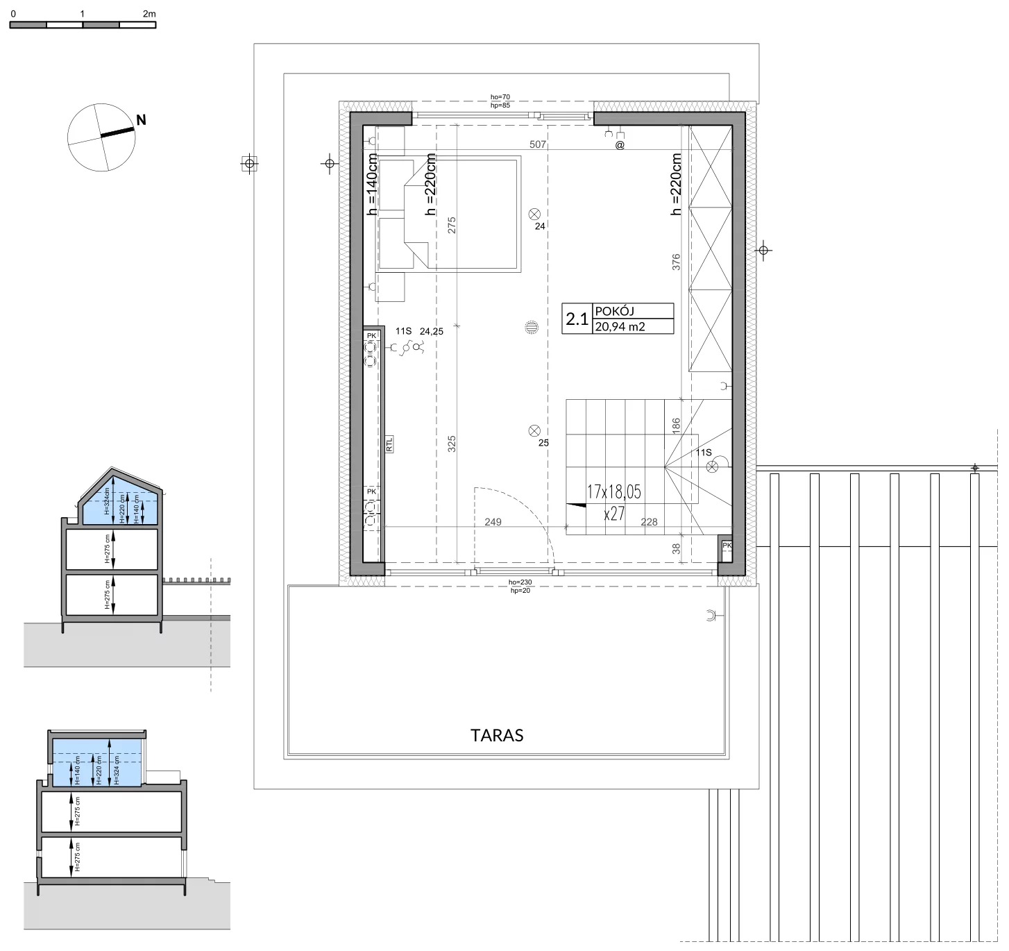 Dom 139,68 m², oferta nr 10A, Wille przy Lesie, Jazgarzewszczyzna, ul. Krzywa