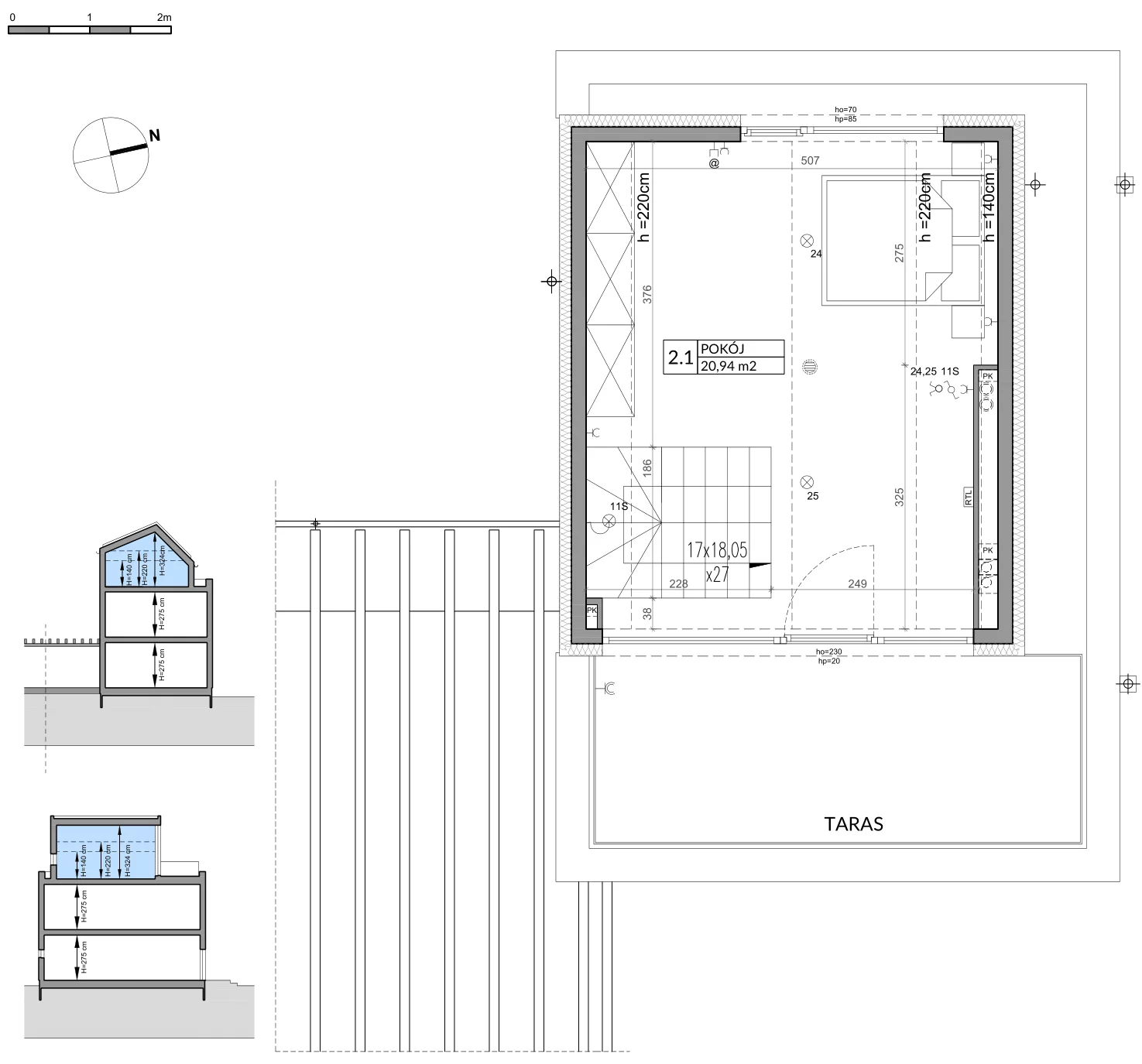 Dom 139,68 m², oferta nr 10B, Wille przy Lesie, Jazgarzewszczyzna, ul. Krzywa