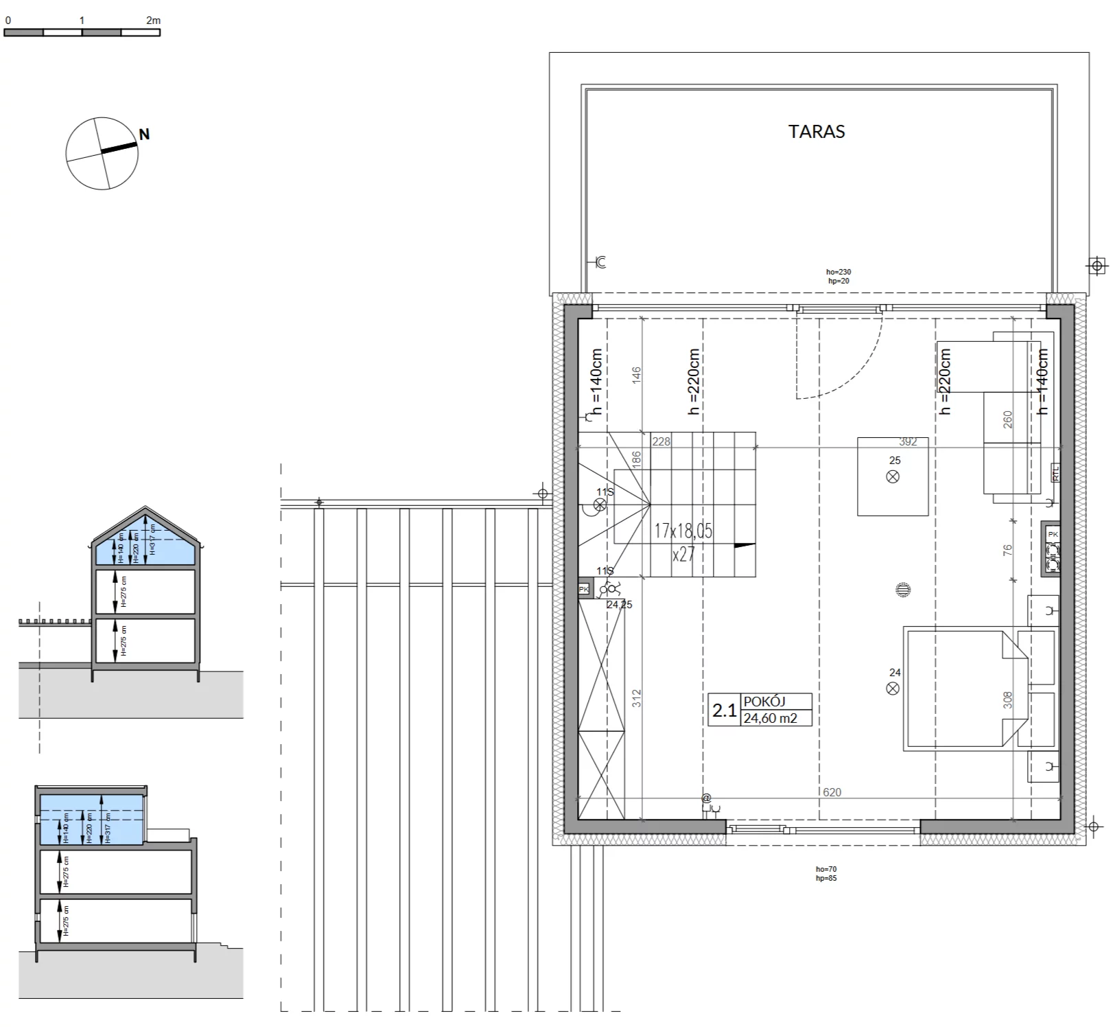 Dom 143,34 m², oferta nr 11B, Wille przy Lesie, Jazgarzewszczyzna, ul. Krzywa