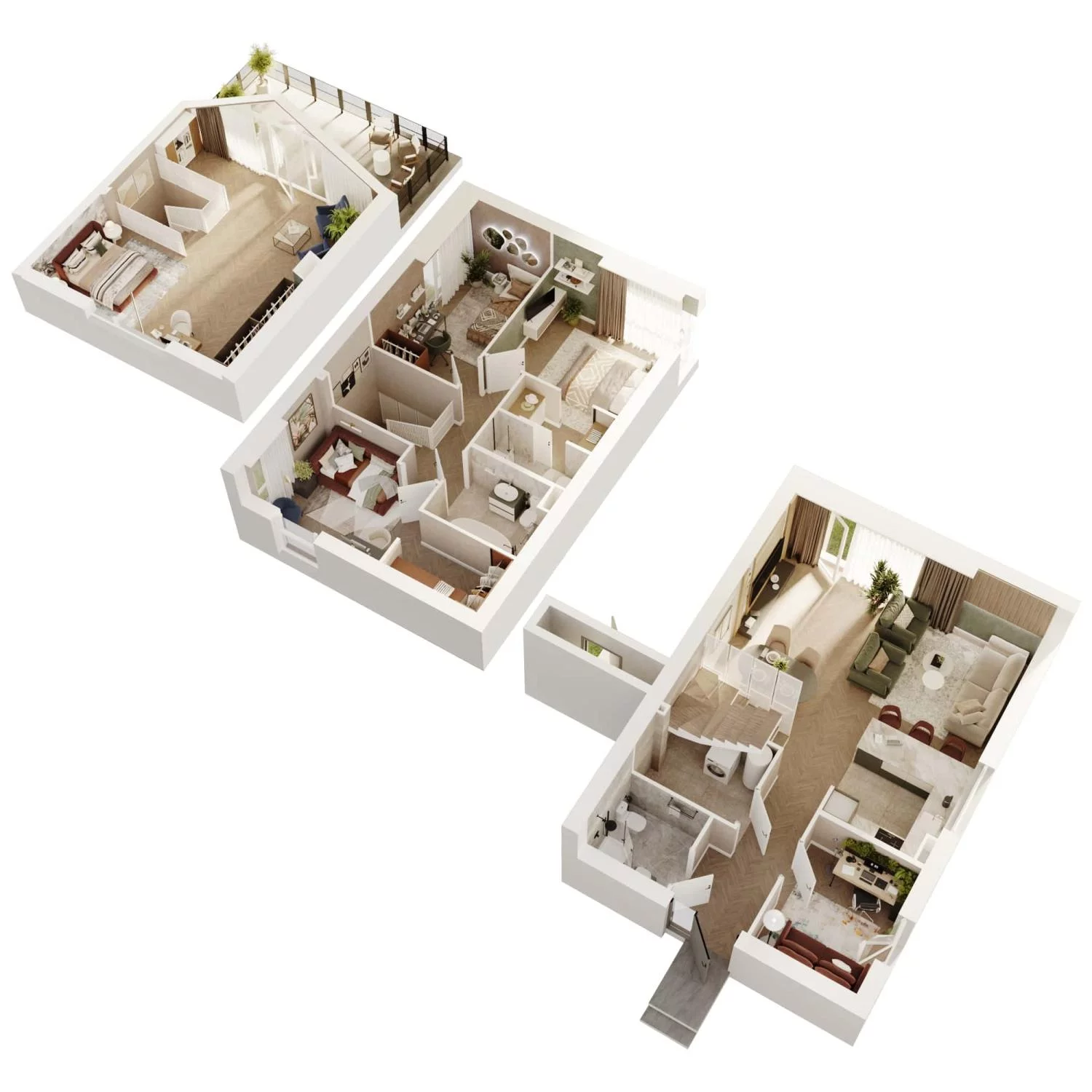 Dom 143,34 m², oferta nr 11B, Wille przy Lesie, Jazgarzewszczyzna, ul. Krzywa