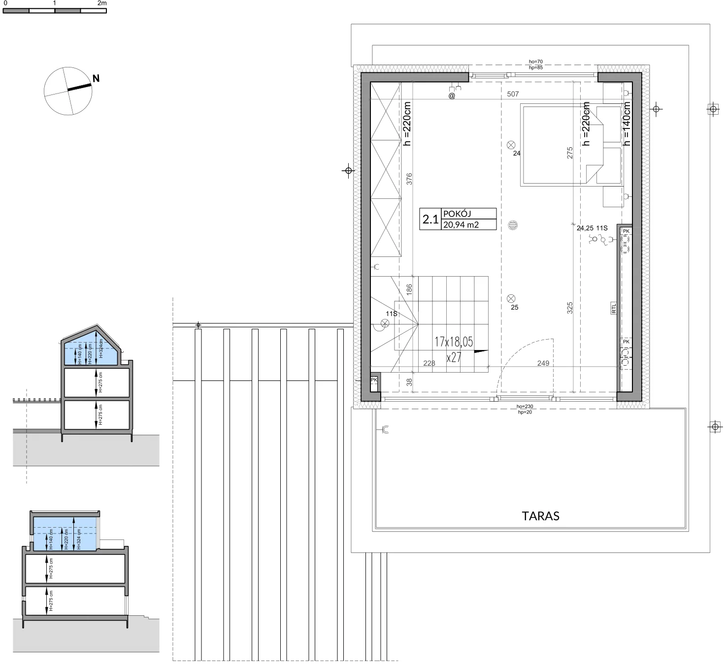 Dom 139,68 m², oferta nr 13B, Wille przy Lesie, Jazgarzewszczyzna, ul. Krzywa