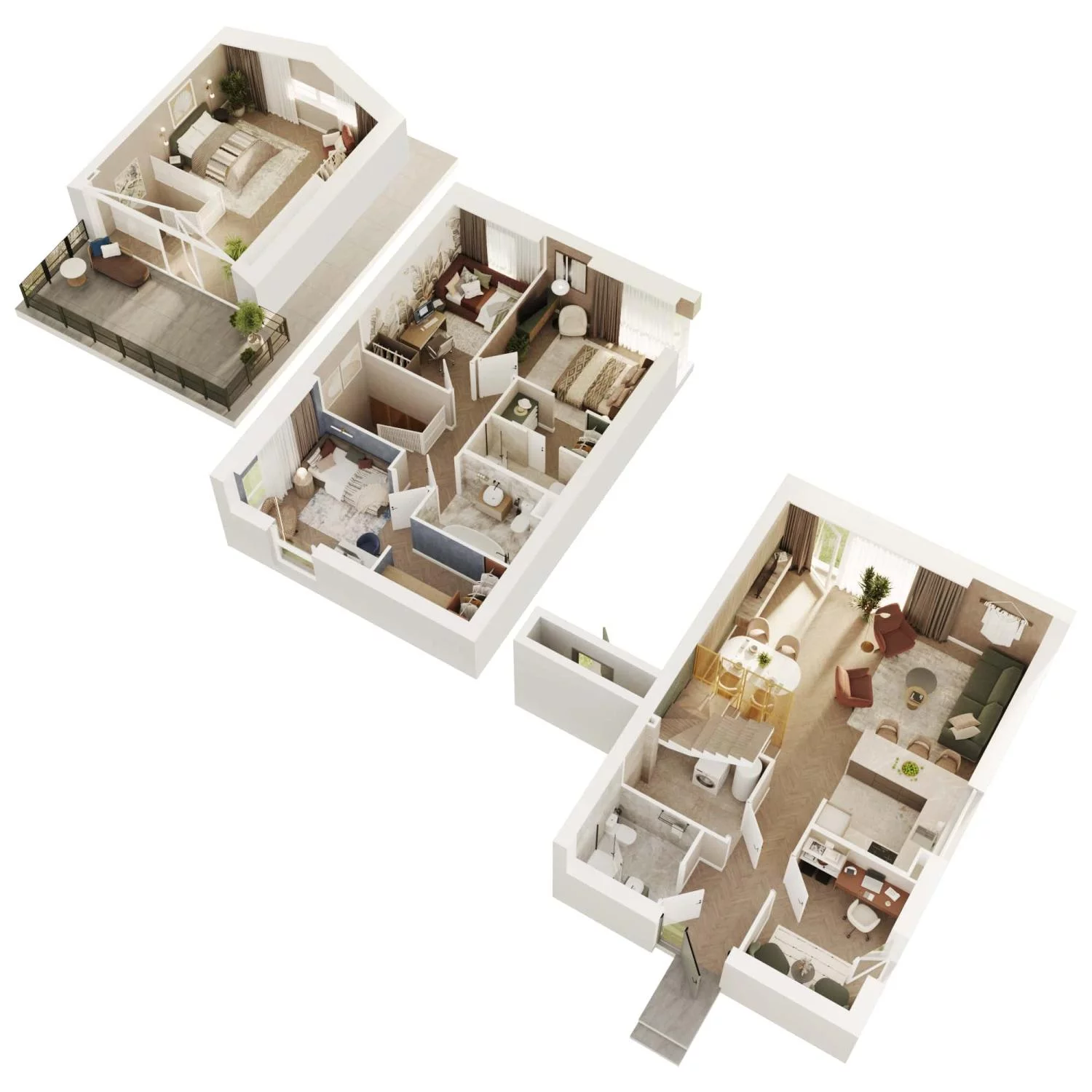 Dom 139,68 m², oferta nr 13B, Wille przy Lesie, Jazgarzewszczyzna, ul. Krzywa
