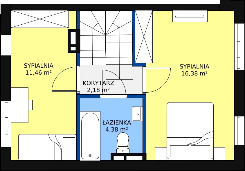 Dom 76,46 m², oferta nr 17B, Zielono Mi, Podolszyn, ul. Zielona