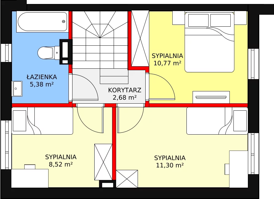 Dom 85,87 m², oferta nr 18B, Zielono Mi, Podolszyn, ul. Zielona