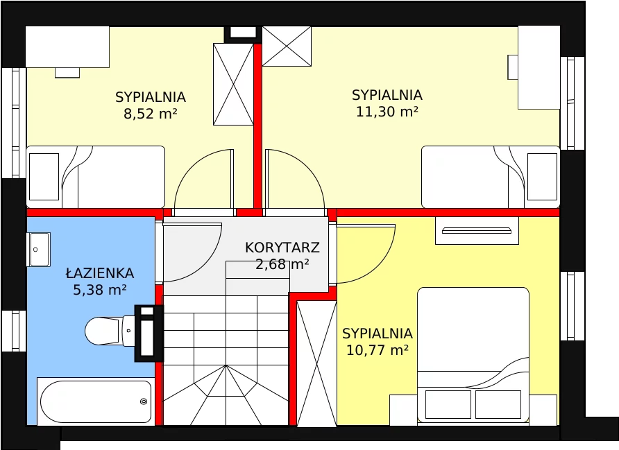 Dom 85,87 m², oferta nr 19A, Zielono Mi, Podolszyn, ul. Zielona