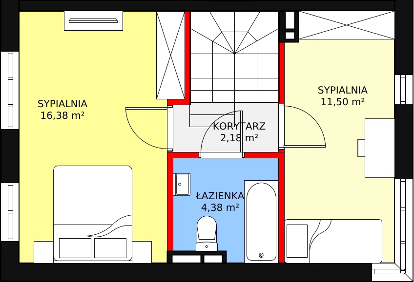 Dom 76,58 m², oferta nr 22A, Zielono Mi, Podolszyn, ul. Zielona