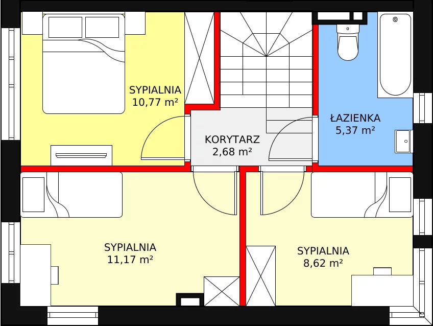 Dom 85,96 m², oferta nr 23A, Zielono Mi, Podolszyn, ul. Zielona