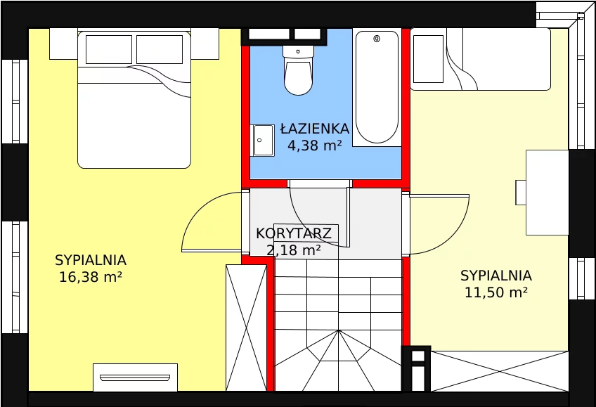 Dom 76,58 m², oferta nr 23B, Zielono Mi, Podolszyn, ul. Zielona