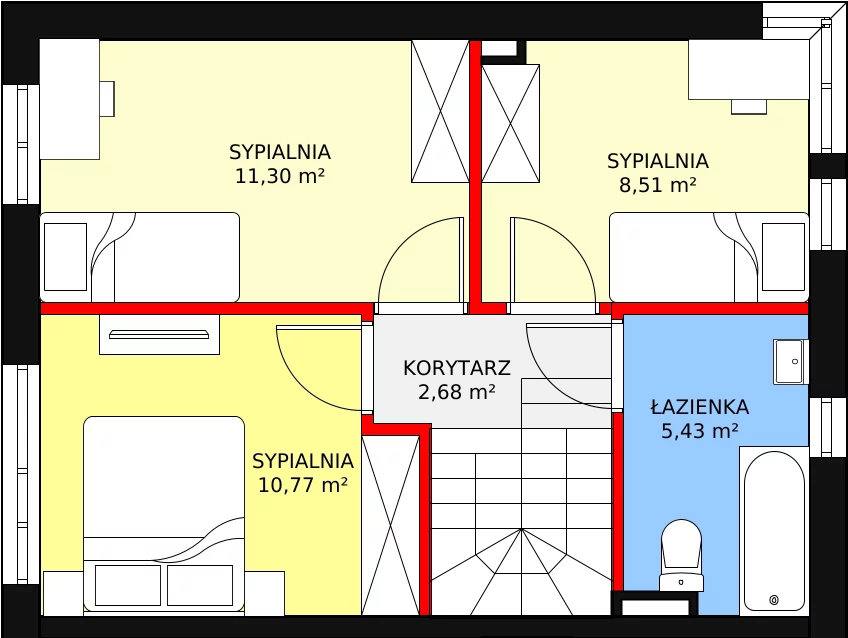 Dom 86,01 m², oferta nr 24B, Zielono Mi, Podolszyn, ul. Zielona