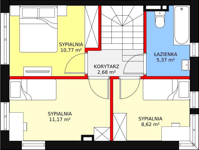 Dom 85,96 m², oferta nr 25A, Zielono Mi, Podolszyn, ul. Zielona