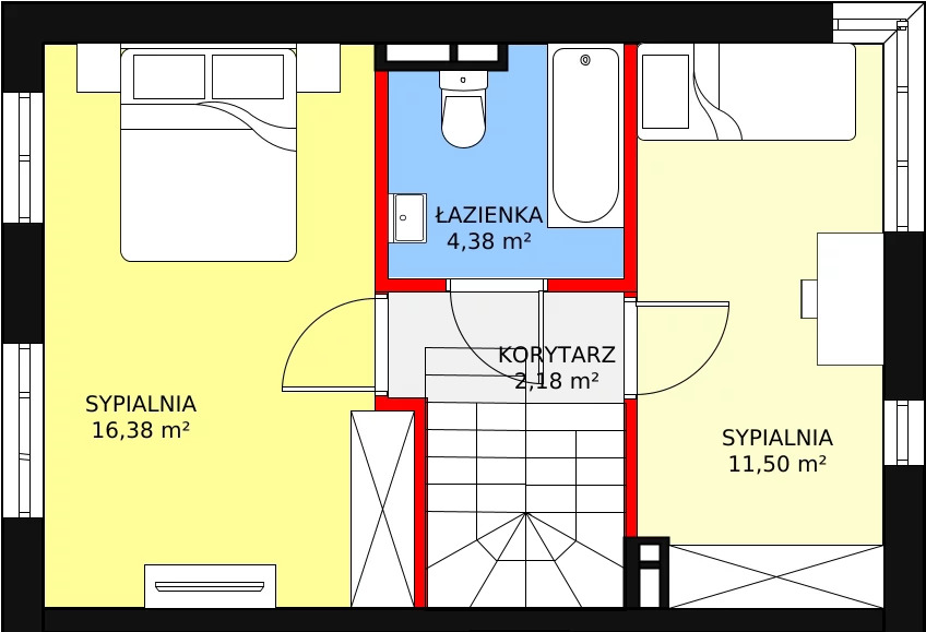 Dom 76,58 m², oferta nr 25B, Zielono Mi, Podolszyn, ul. Zielona