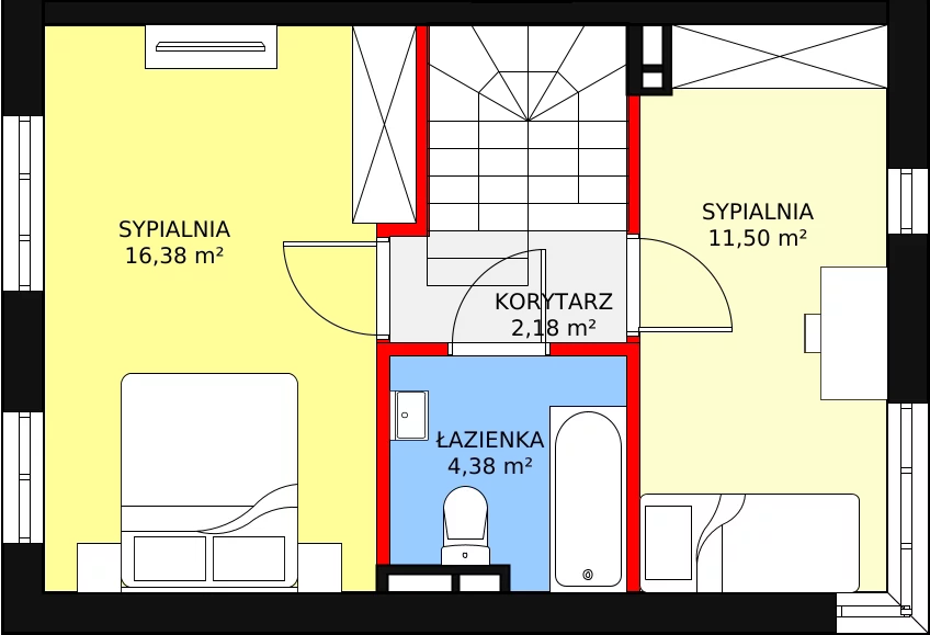 Dom 76,58 m², oferta nr 26A, Zielono Mi, Podolszyn, ul. Zielona