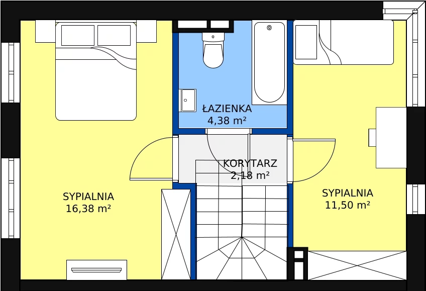 Dom 76,58 m², oferta nr 27B, Zielono Mi, Podolszyn, ul. Zielona