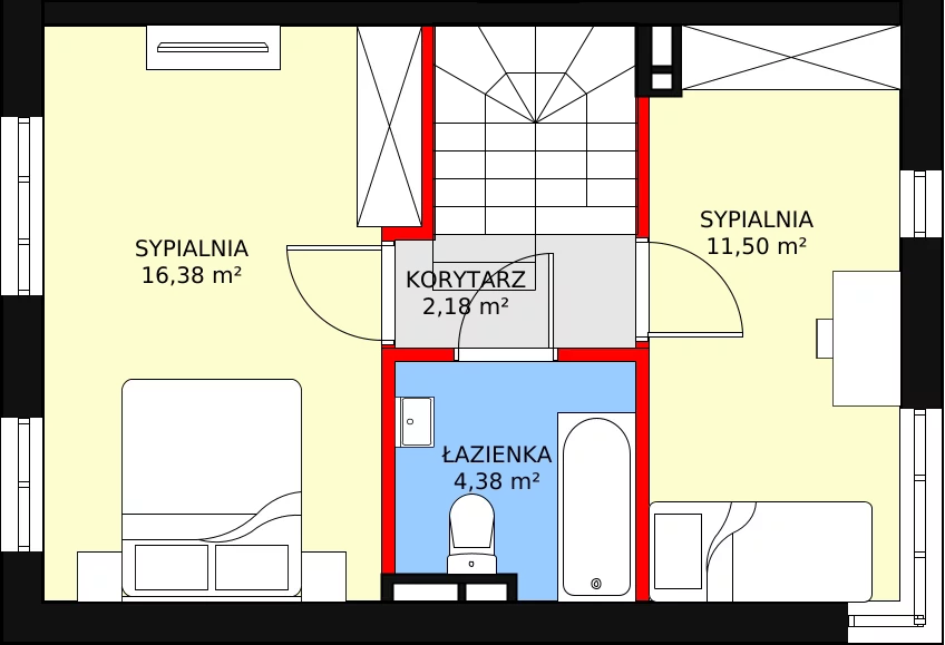 Dom 76,58 m², oferta nr 28A, Zielono Mi, Podolszyn, ul. Zielona