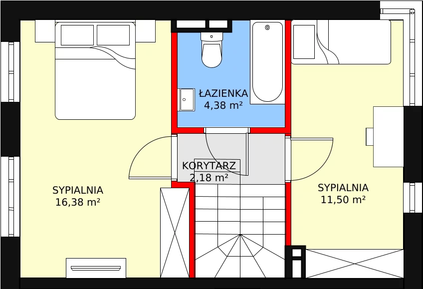 Dom 76,58 m², oferta nr 29B, Zielono Mi, Podolszyn, ul. Zielona