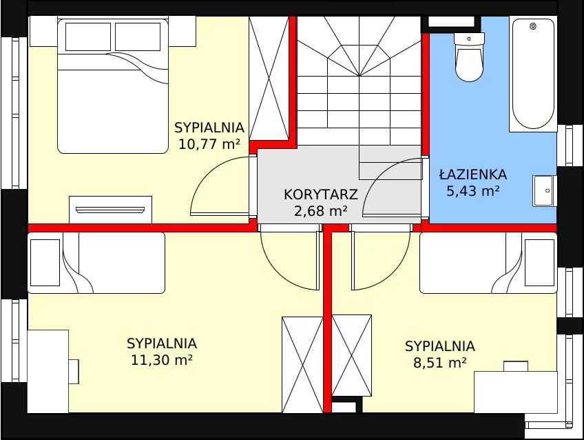 Dom 86,01 m², oferta nr 31A, Zielono Mi, Podolszyn, ul. Zielona