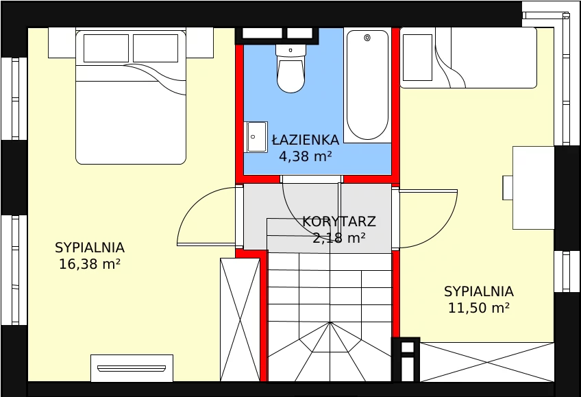 Dom 76,58 m², oferta nr 31B, Zielono Mi, Podolszyn, ul. Zielona