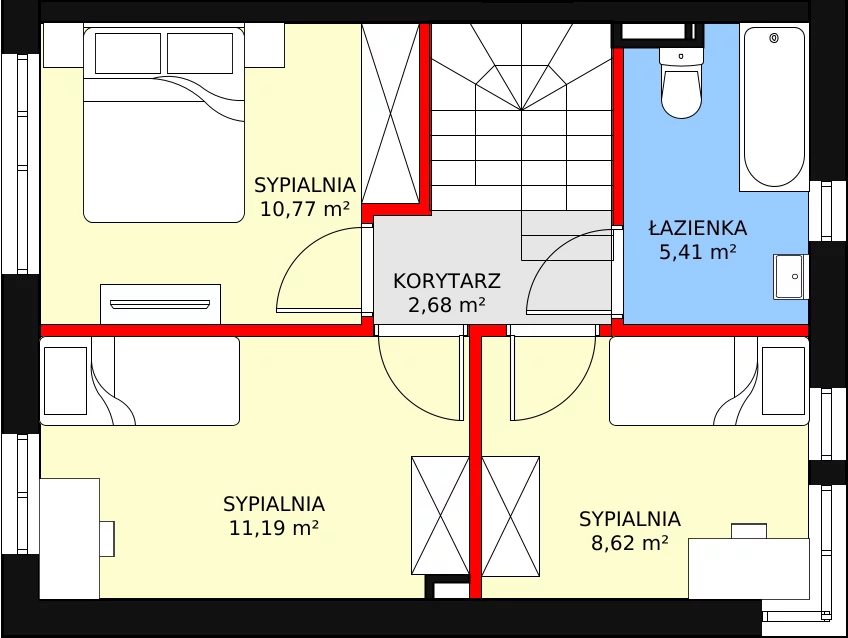 Dom 86,13 m², oferta nr 32A, Zielono Mi, Podolszyn, ul. Zielona