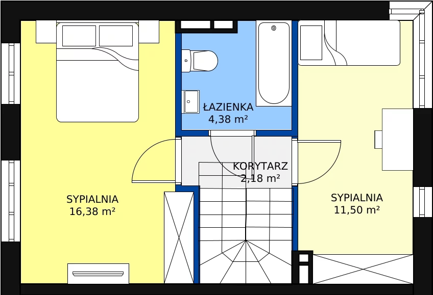 Dom 76,58 m², oferta nr 8B, Zielono Mi, Podolszyn, ul. Zielona