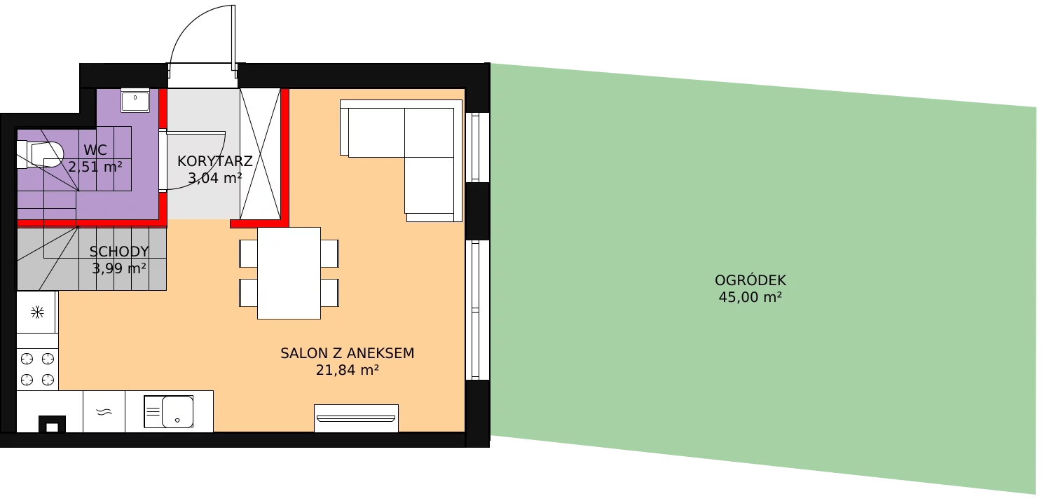 Dom 69,40 m², oferta nr 7B, Ogrody Przyjaciół 5, Warszawa, Białołęka, Szamoty, ul. Cieślewskich/Inna