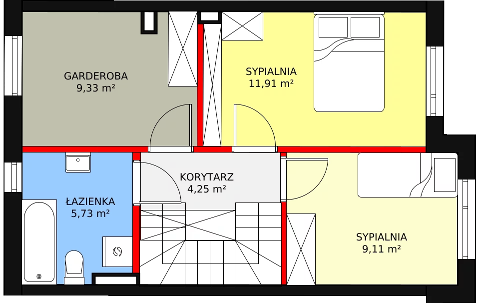 Dom 81,35 m², oferta nr 10B, Ogrody Przyjaciół 5, Warszawa, Białołęka, Szamoty, ul. Cieślewskich/Inna