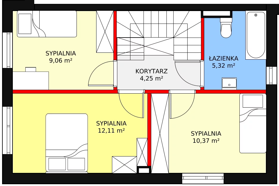 Dom 82,54 m², oferta nr 19B, Ogrody Przyjaciół 5, Warszawa, Białołęka, Szamoty, ul. Cieślewskich/Inna