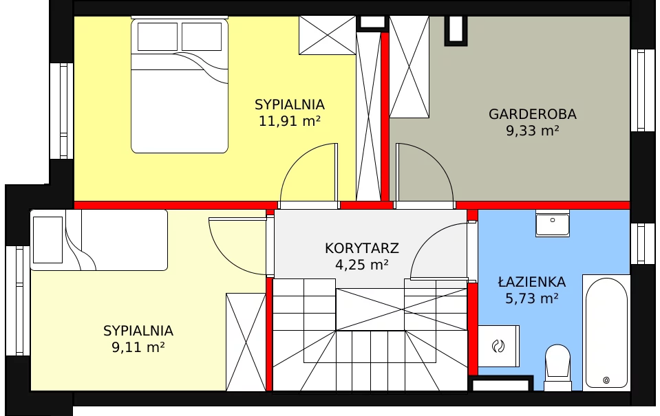 Dom 81,35 m², oferta nr 20B, Ogrody Przyjaciół 5, Warszawa, Białołęka, Szamoty, ul. Cieślewskich/Inna