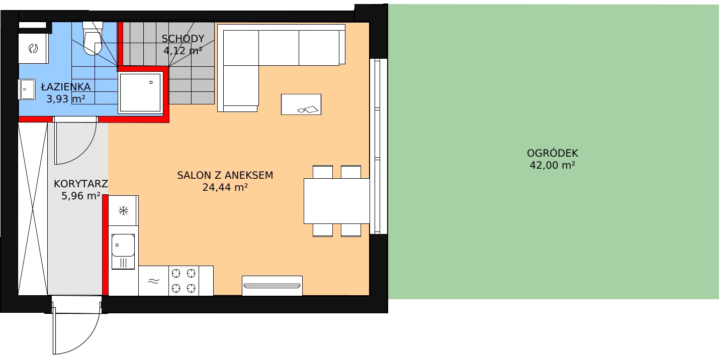 Dom 82,54 m², oferta nr 24B, Ogrody Przyjaciół 5, Warszawa, Białołęka, Szamoty, ul. Cieślewskich/Inna