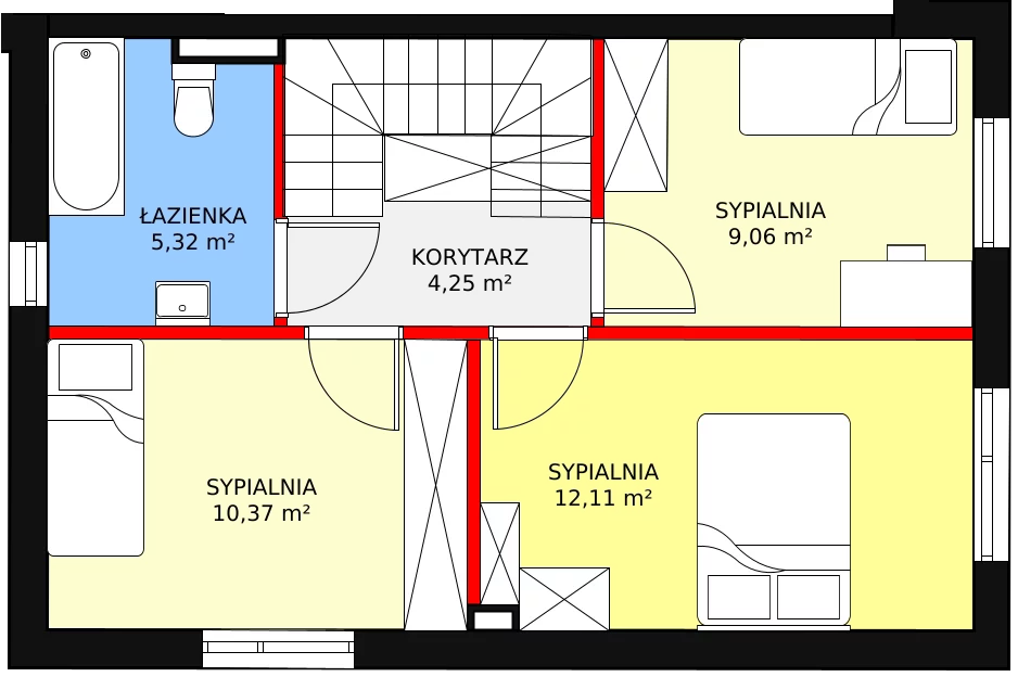 Dom 82,54 m², oferta nr 24B, Ogrody Przyjaciół 5, Warszawa, Białołęka, Szamoty, ul. Cieślewskich/Inna