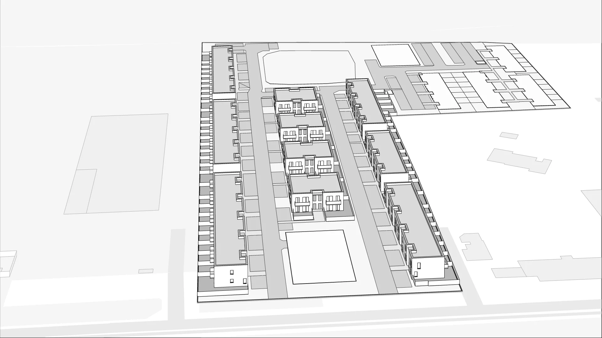 Wirtualna makieta 3D mieszkania 61.85 m², 45B