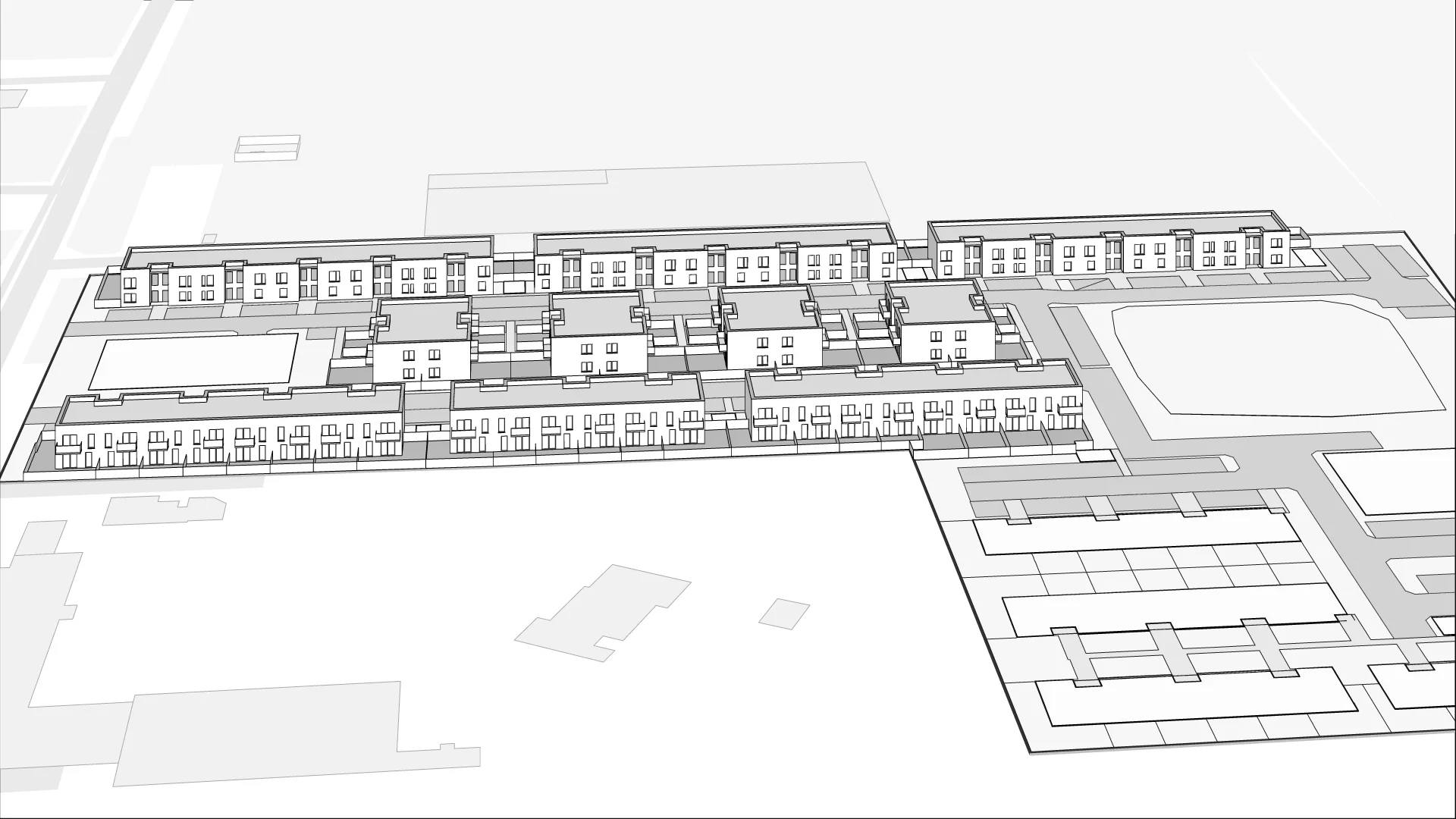 Wirtualna makieta 3D mieszkania 56.89 m², 4B