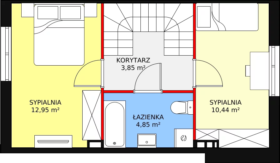 Dom 68,29 m², oferta nr 5A, Osiedle Słoneczne, Sulejówek, ul. Szklarniowa