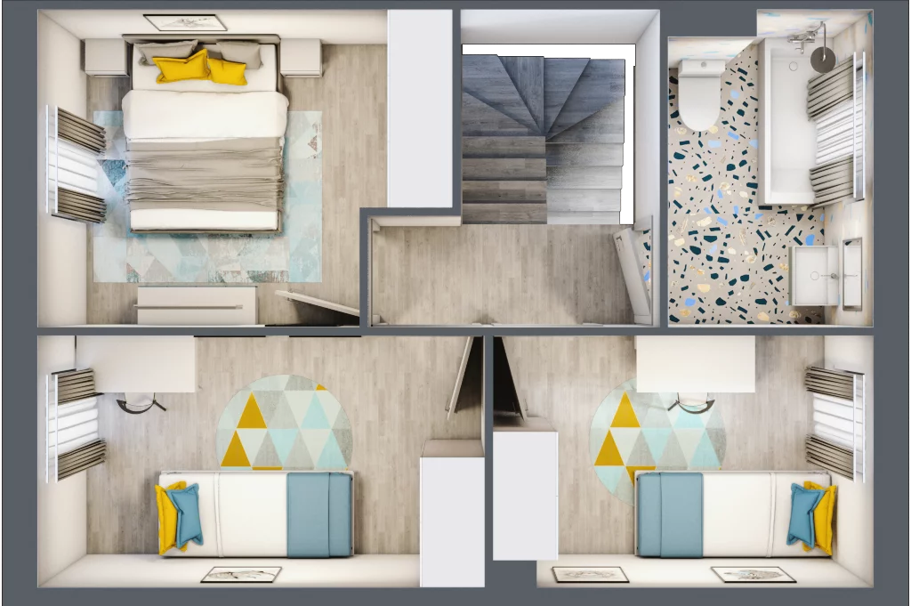 Dom 79,04 m², oferta nr 4A, Osiedle Słoneczne, Sulejówek, ul. Szklarniowa