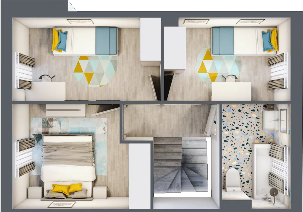 Dom 79,04 m², oferta nr 4B, Osiedle Słoneczne, Sulejówek, ul. Szklarniowa