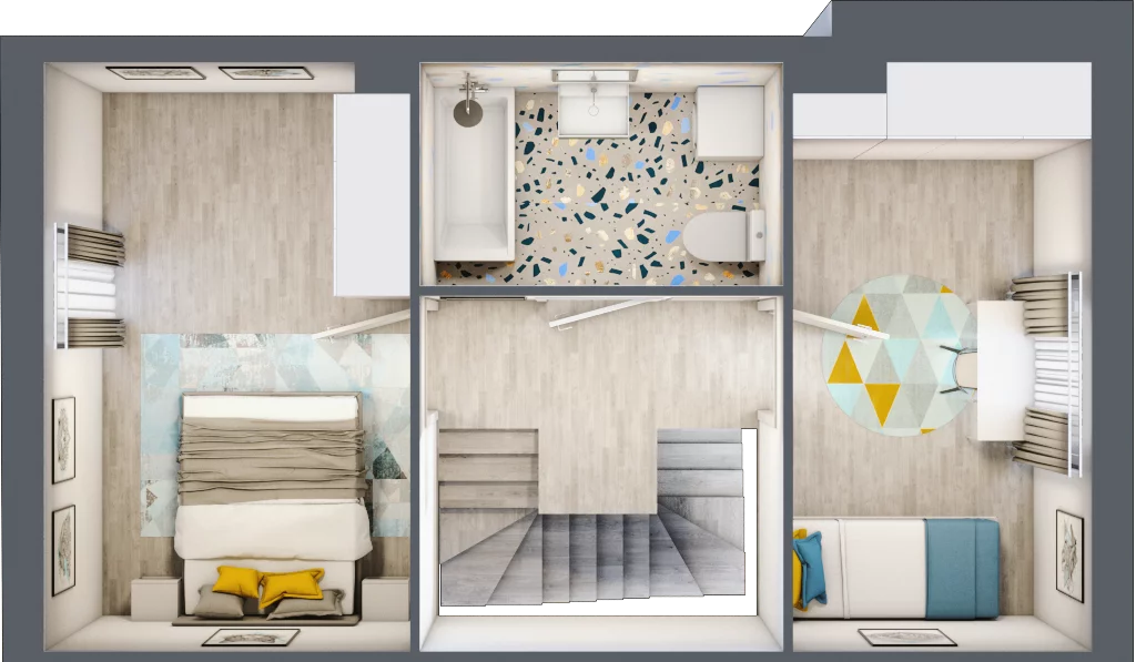Dom 68,29 m², oferta nr 1B, Osiedle Słoneczne, Sulejówek, ul. Szklarniowa