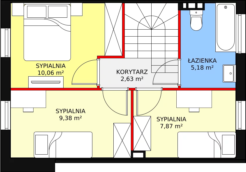 Dom 79,04 m², oferta nr 7A, Osiedle Słoneczne, Sulejówek, ul. Szklarniowa