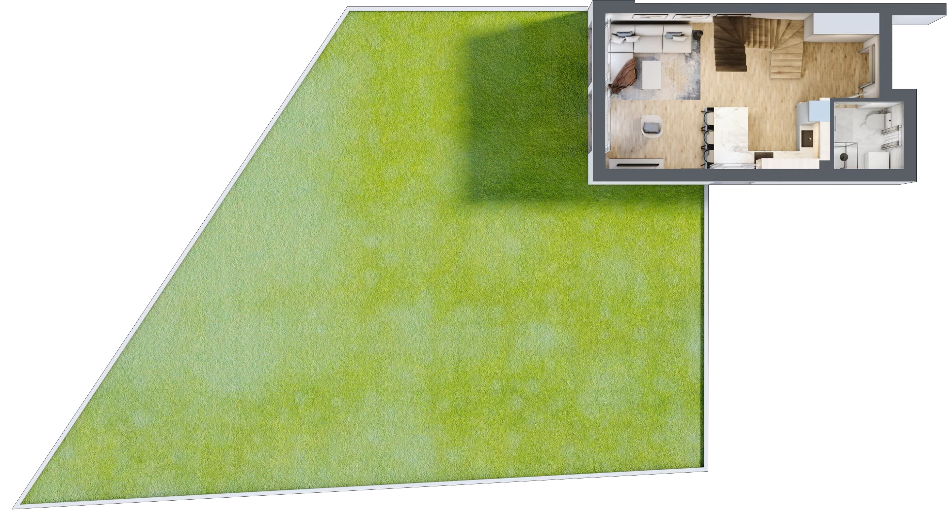 Dom i rezydencja 72,53 m², oferta nr 1, Slow Wilanów, Warszawa, Wilanów, ul. Gratyny