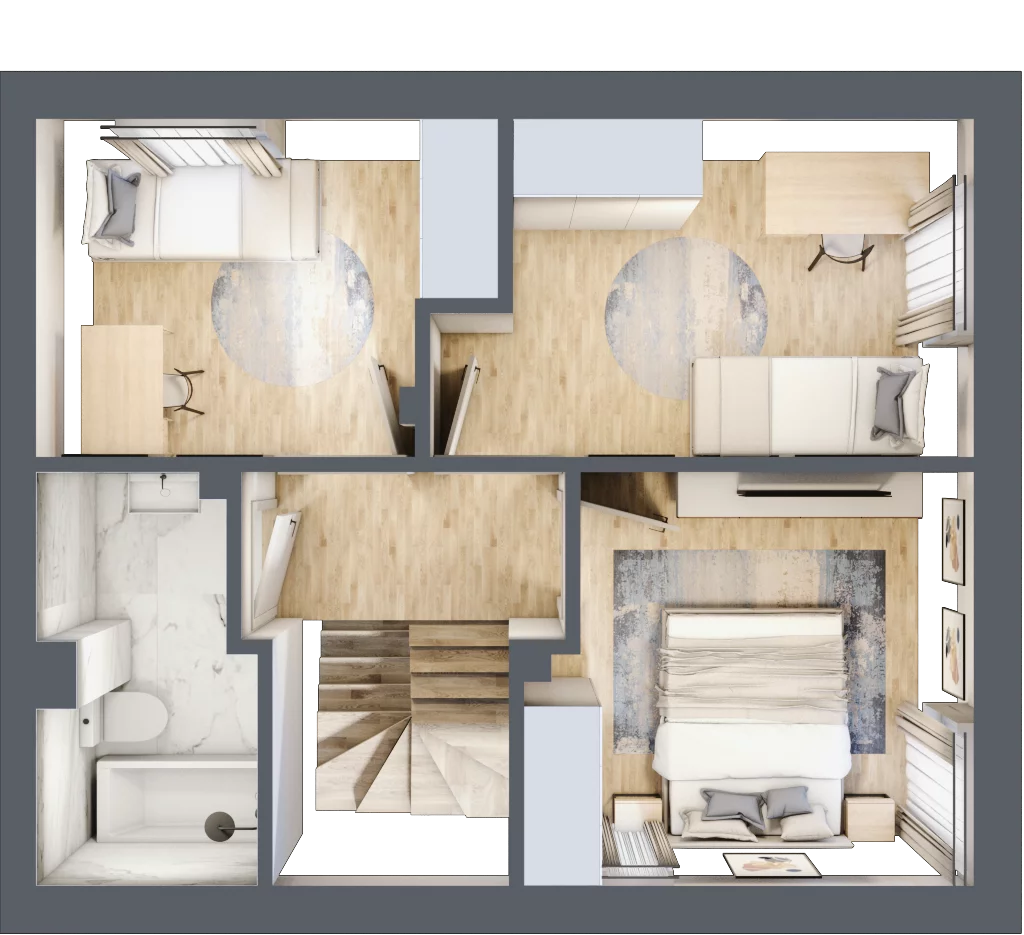 Dom i rezydencja 79,98 m², oferta nr 3, Slow Wilanów, Warszawa, Wilanów, ul. Gratyny