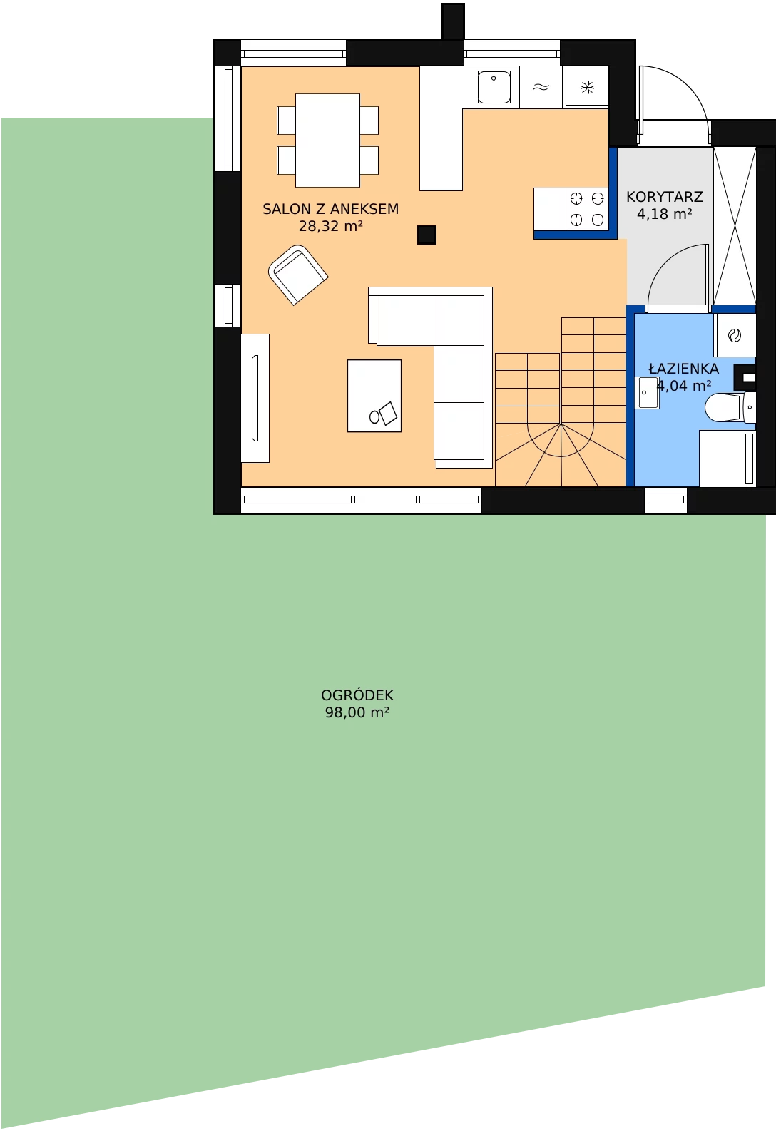 Zalety domu i rezydencji 79.98 m², 4