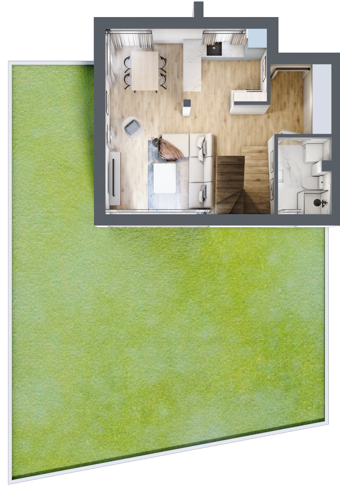 Dom i rezydencja 79,98 m², oferta nr 4, Slow Wilanów, Warszawa, Wilanów, ul. Gratyny